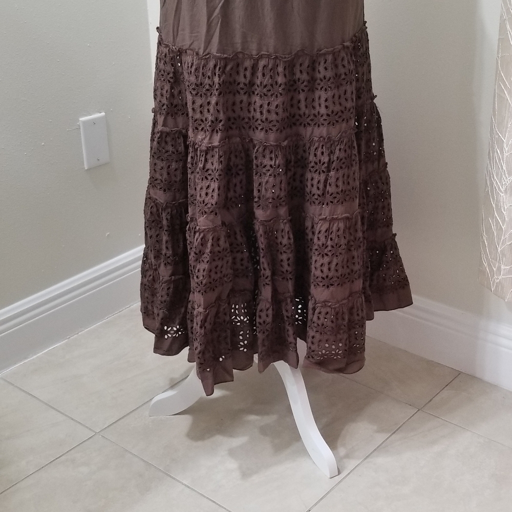 Nice brown skirt size L KAKTUS Brand - Picture 2 of 9